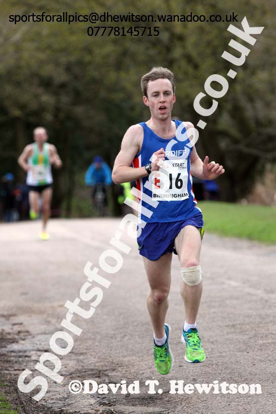 Senior mens English National 12 Stage Road Relay, 2016 English National 12 and 6 Stage Road Relays, Sutton Coldfield, Birmingham. Photo: David T. Hewitson/Sports for All Pics